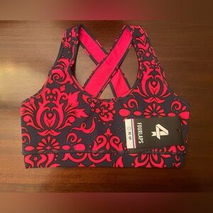 Fourlaps Infinity Sports Bra Velvet Wallpaper